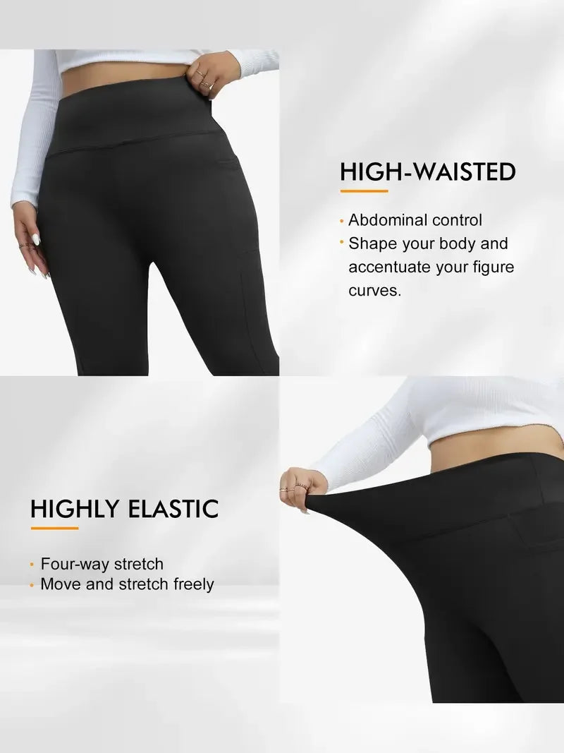 4pcs Sport High Waisted Seamless Leggings
