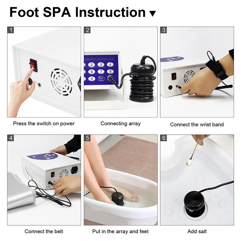 Ionic Foot Bath Detox Machine,