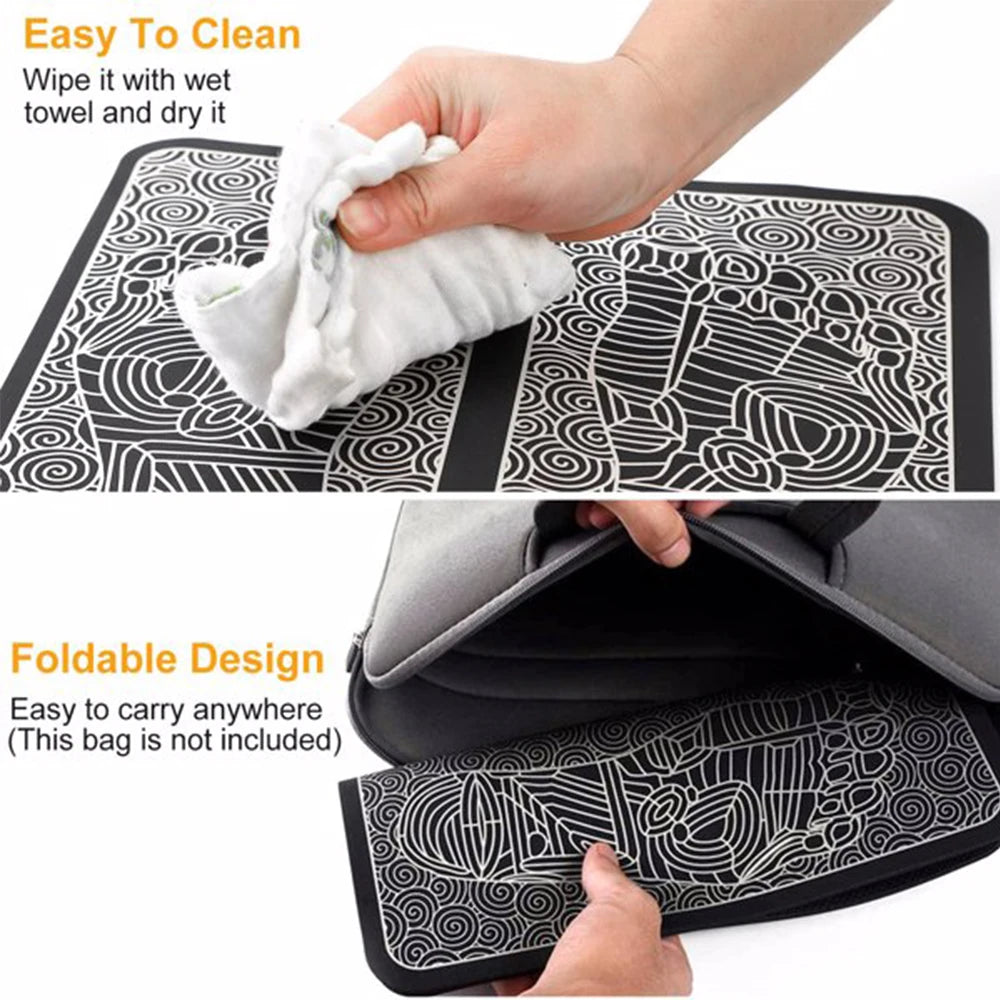 EMS Foot Massage Pad, Stimulator Massager Unit