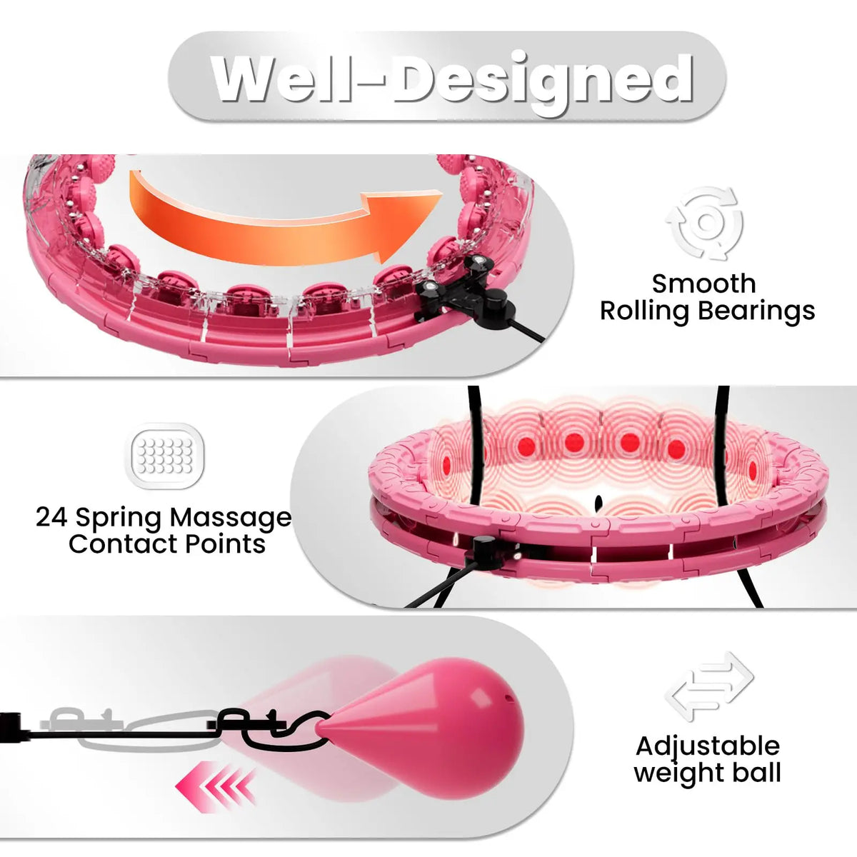 24 Adjustable Sport Hoops