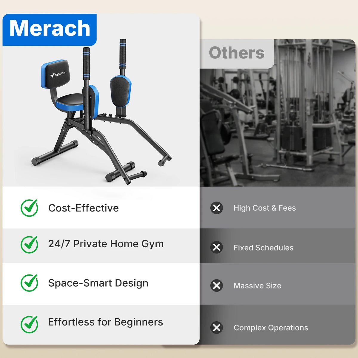 Hip Abductor Butt Toning Leg Adductor Trainer Machine