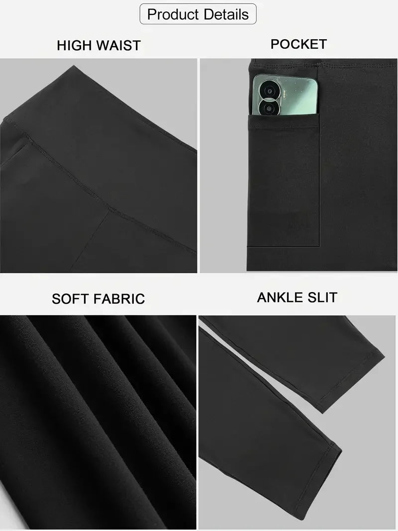 4pcs Sport High Waisted Seamless Leggings