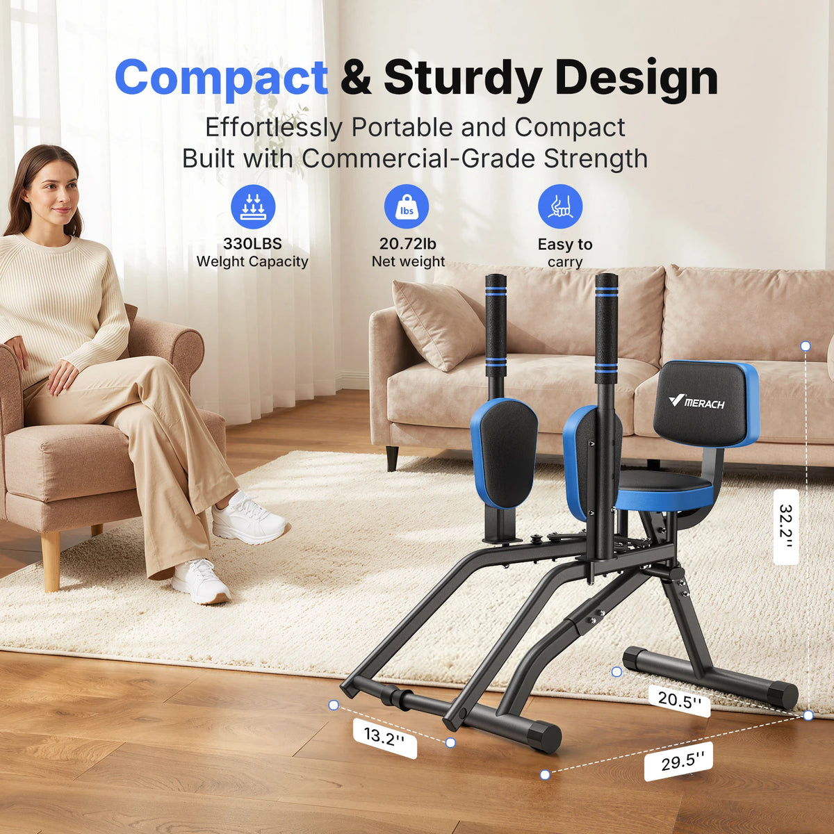 Hip Abductor Butt Toning Leg Adductor Trainer Machine