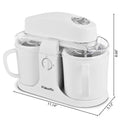Ice Cream Maker & Popsicle Maker Dual-Cup Design
