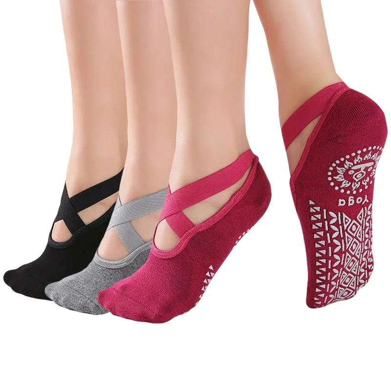 Pilates/Yoga/Dance Socks Anti-Slip Breathable