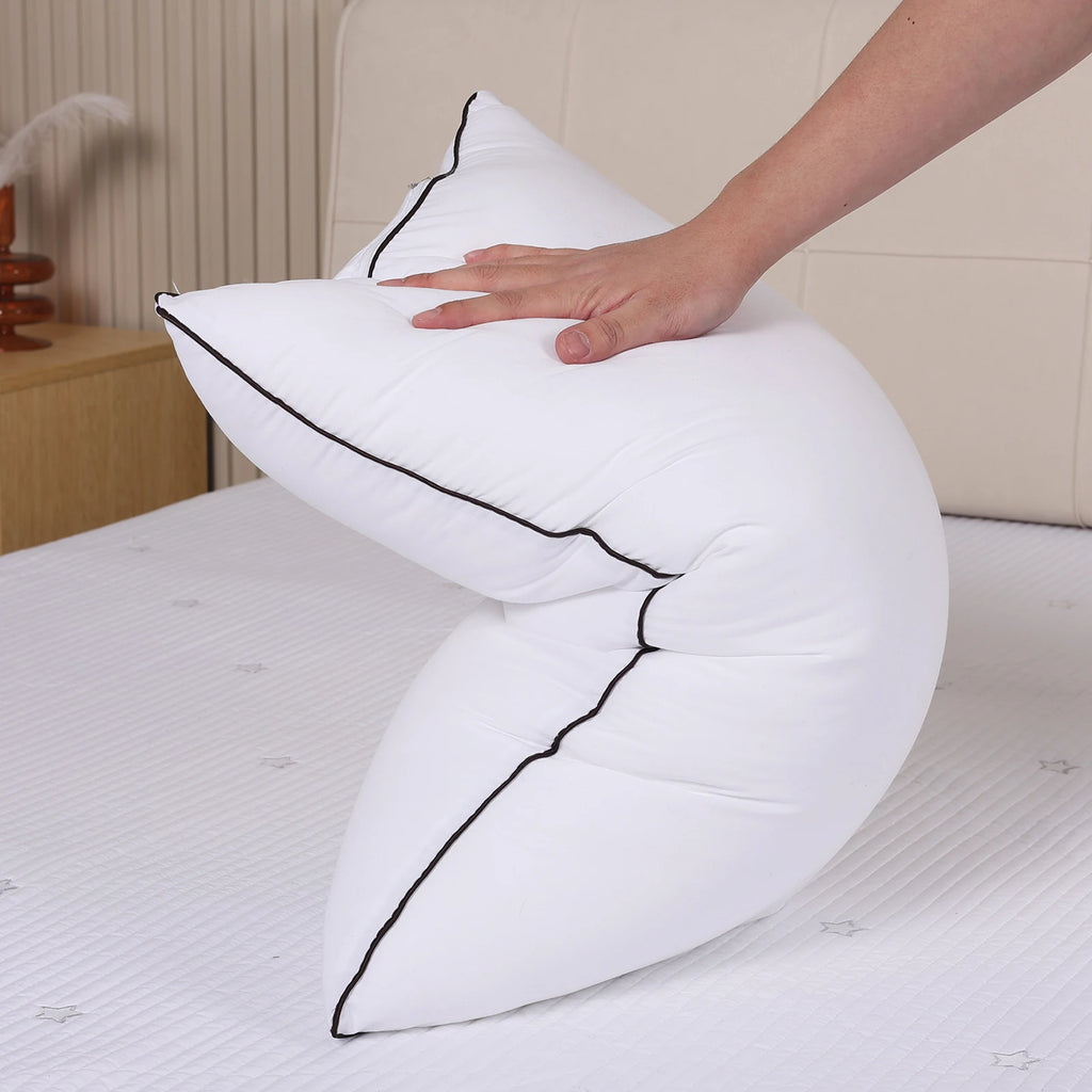 2pcs Hotel Quality Fluffy Pillow, Neck Support Sleep Pillow