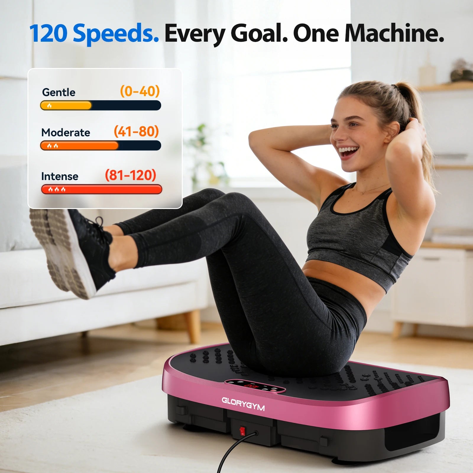 Magnetic Vibration Plate Exercise Machine