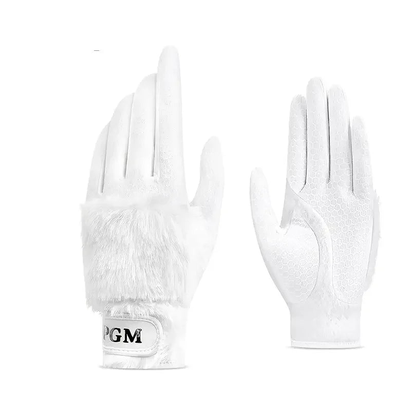 Golf Gloves Imitation Rabbit Fur Slip Design Suitable for Men & Women