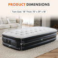 Air Mattress with Built in Pump Weight Capacity 660 lbs Non-Slip Bottom Soft Bed