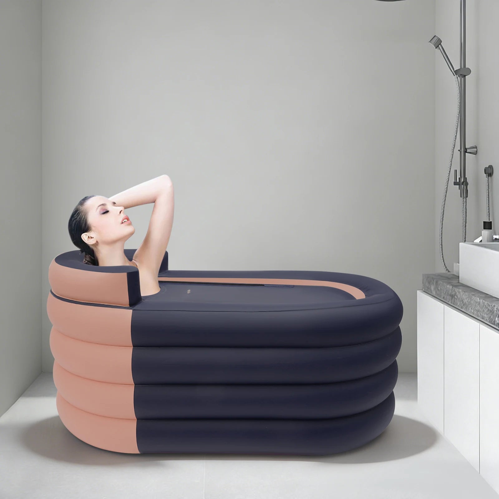 Inflatable Adult Bathtub with Electric Air Pump
