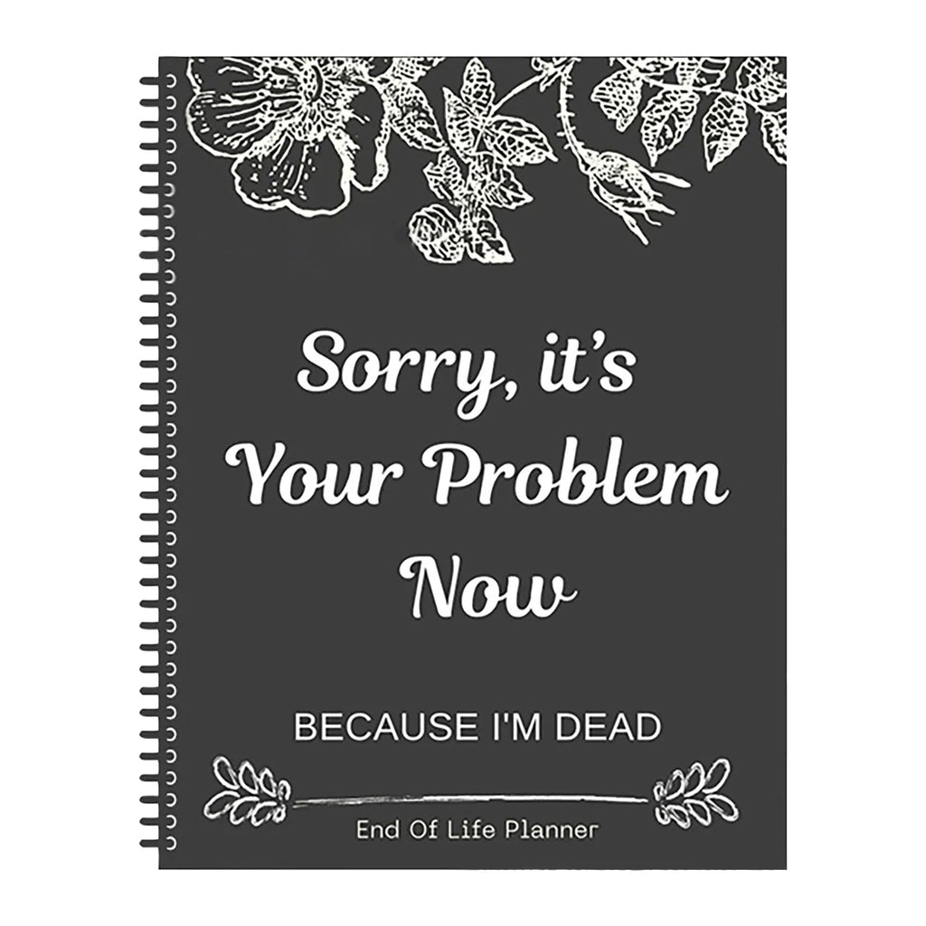 Black End Of Life Planner