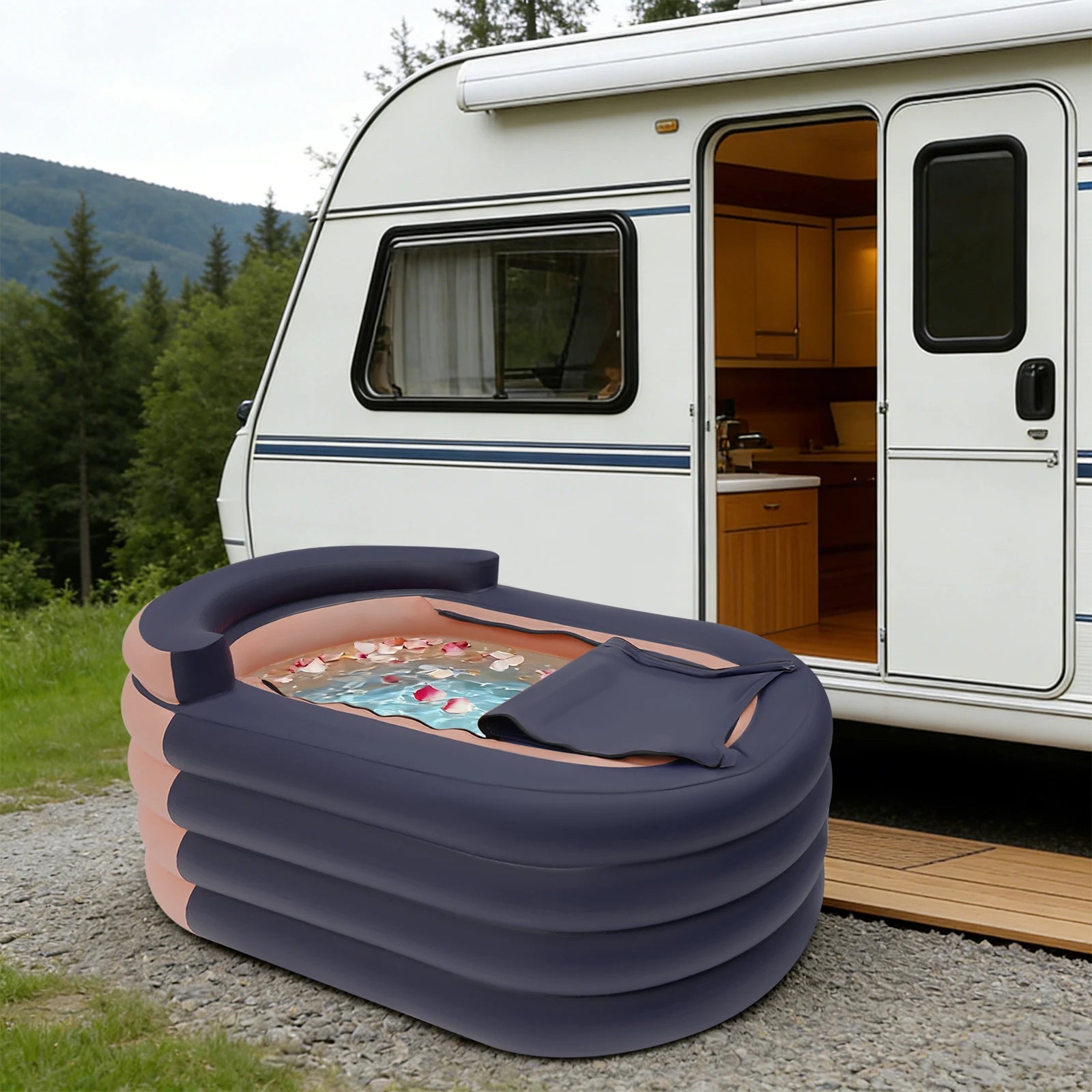 Inflatable Adult Bathtub with Electric Air Pump