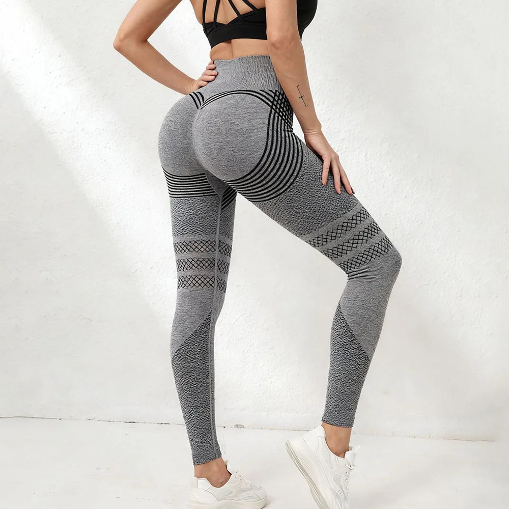 Women's Cellulite 3D Leggings, High Waisted Butt Lifting Tummy Training Control