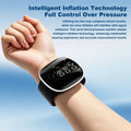 Rechargeable Wrist Blood Pressure Monitor for Home Use, Digital BP Machine with LED Backlit Display, Voice Broadcast, 240 Memory Storage, Built-In Heart Rate Detection & Portable Storage Case