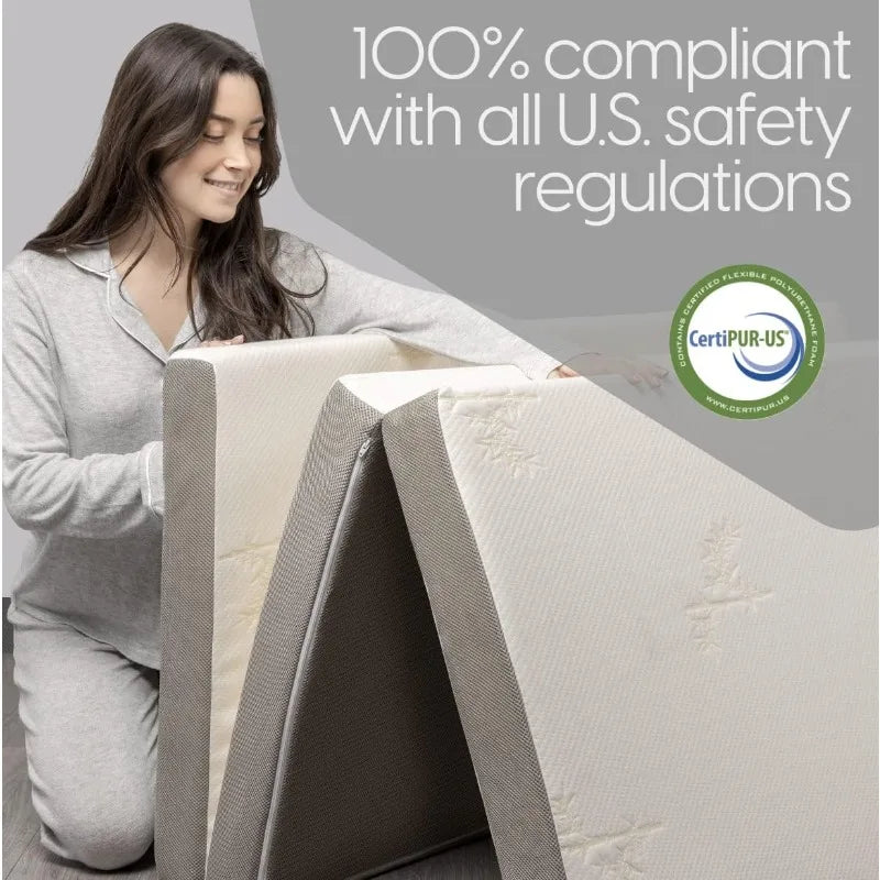 Trifold Mattress,  Portable Foldable Mattress