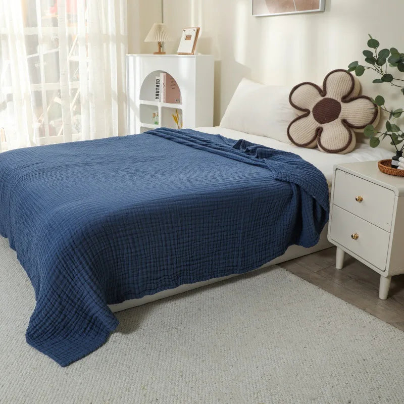Japan Cotton Muslin Blanket Natural Summer Cool