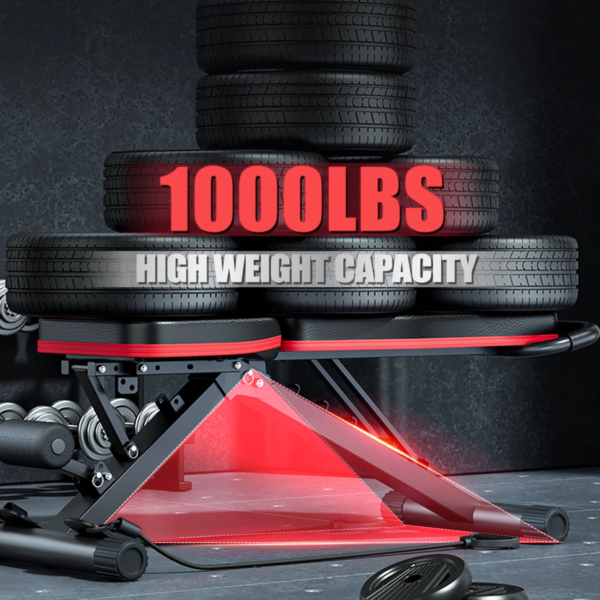 14-in-1 Foldable Dumbbell Bench Weight