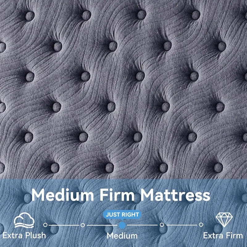 Hybrid Mattress Medium Firm, Motion Isolation