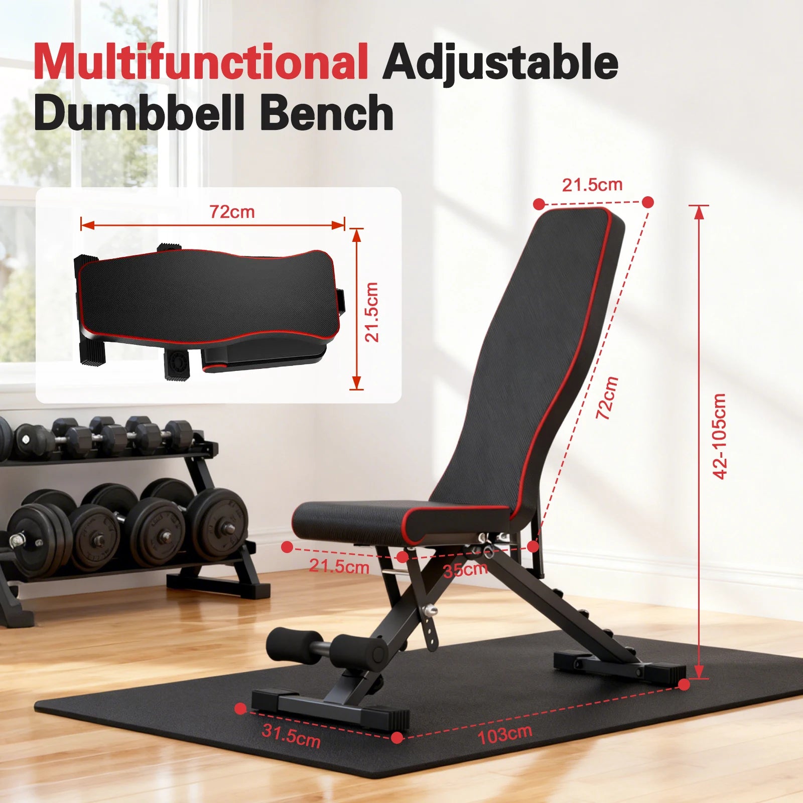 Multifunctional Dumbbell Bench