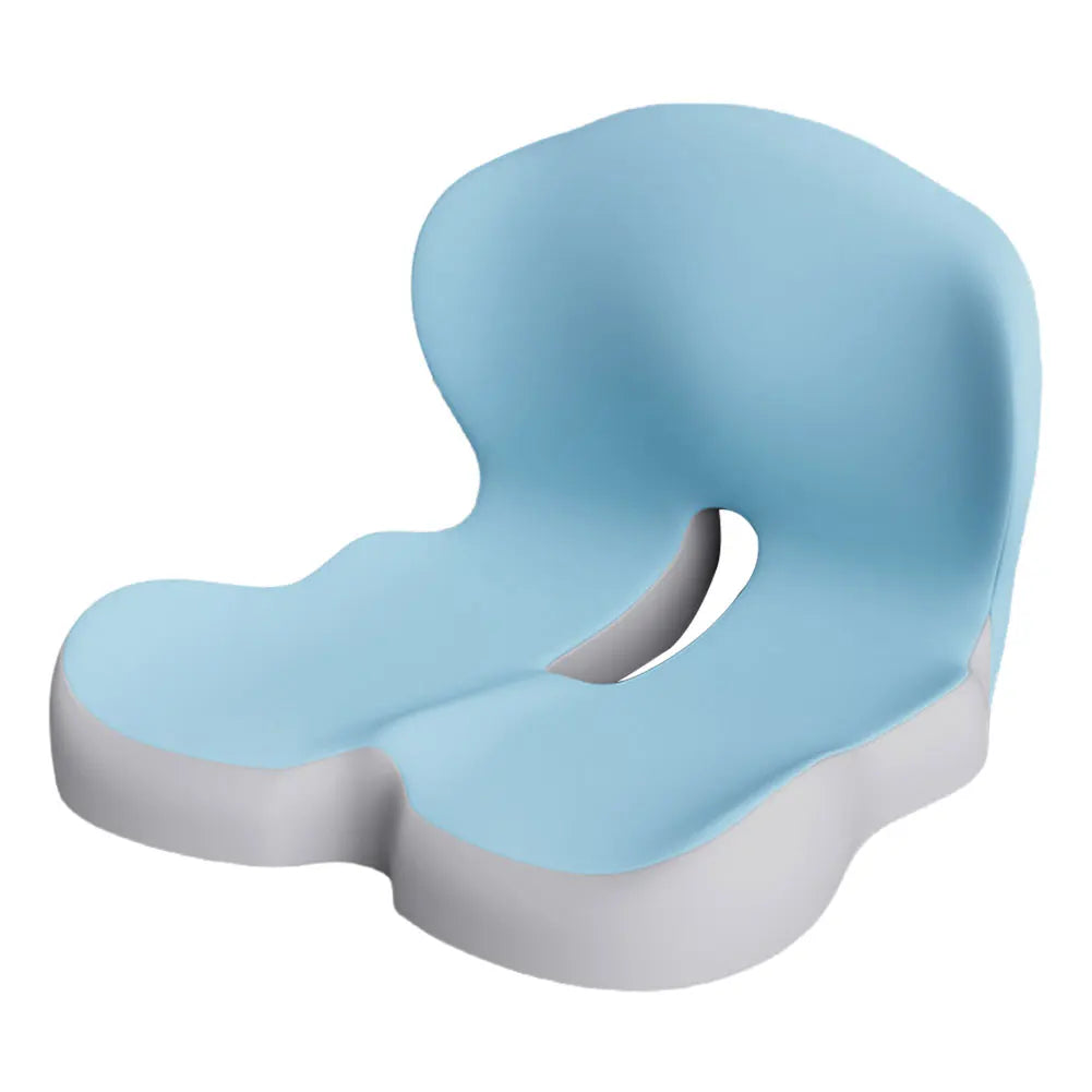 Memory Foam L-Shaped Integrated Seat Cushion with Lumbar Support
