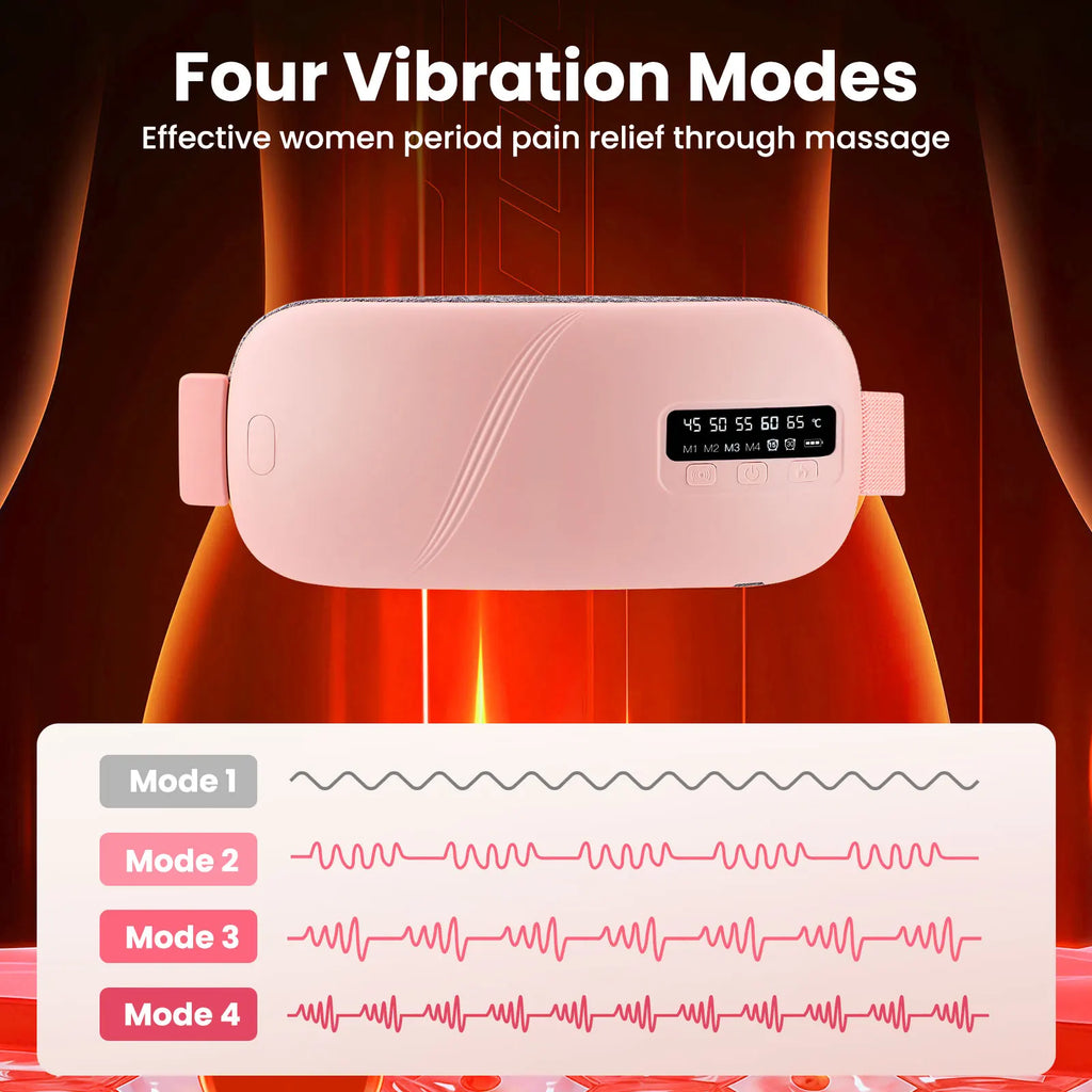 Electric Heating Vibration, Waist Massage Belt Smart
