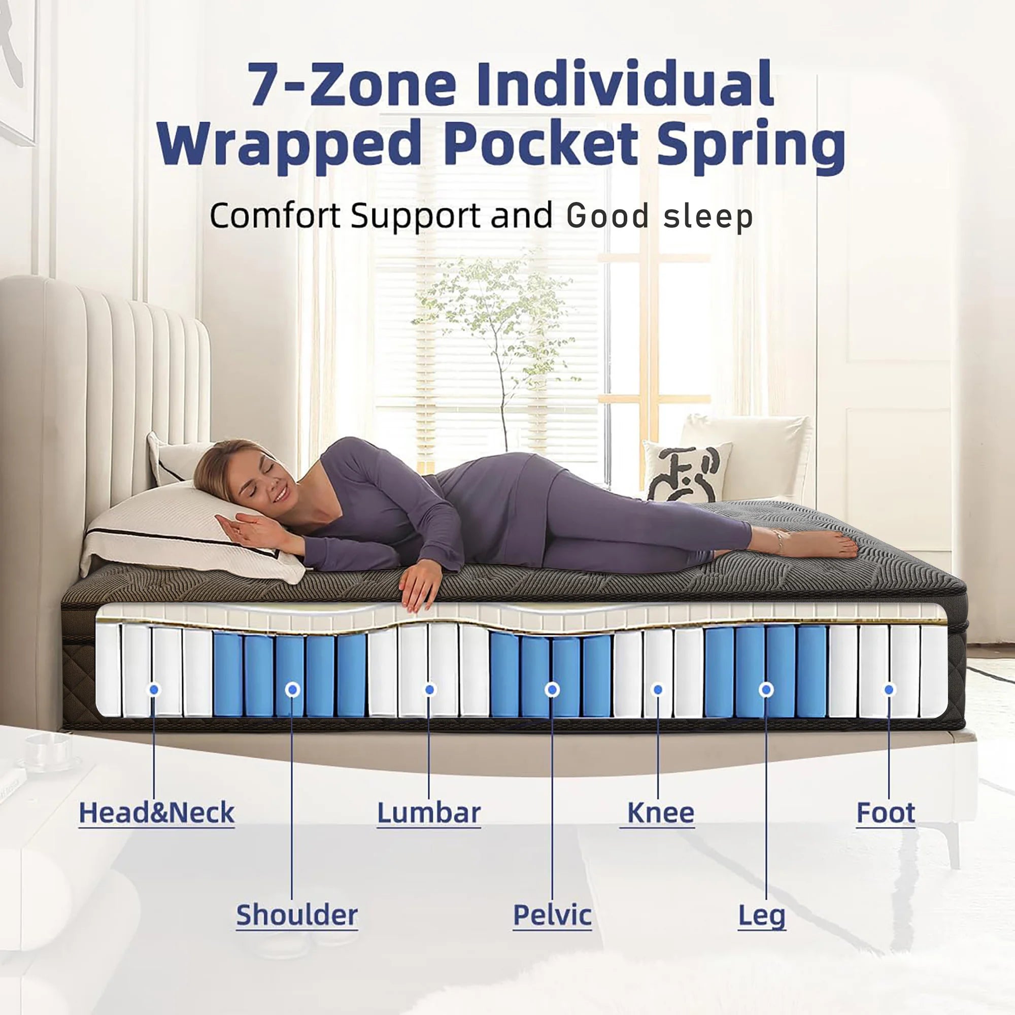 Memory Foam Mattress, Medium Firmness