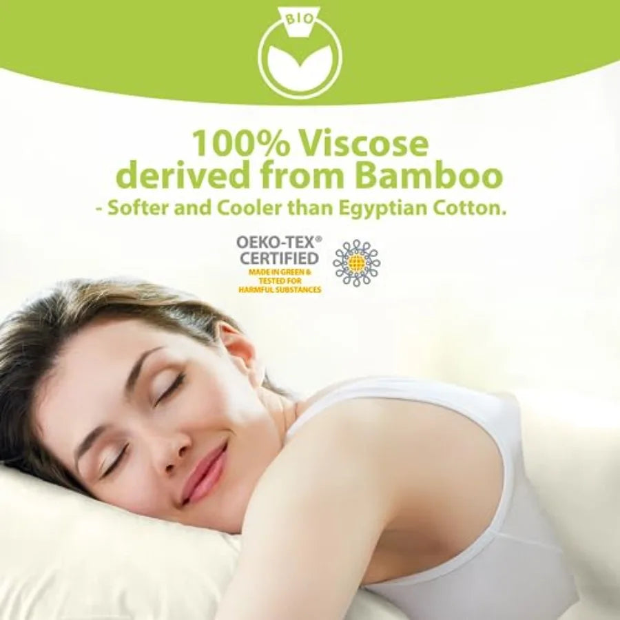 Luxury Sheet Set, Soft Viscose Bamboo Cooling Sheets