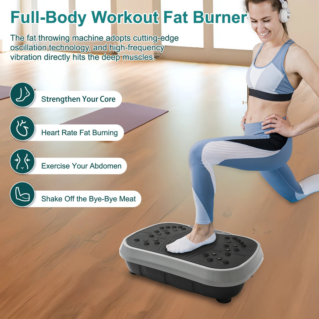 Work Out on this Vibration Plate Exercise Machine