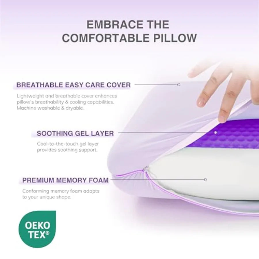 Cooling Gel Memory Foam Pillow