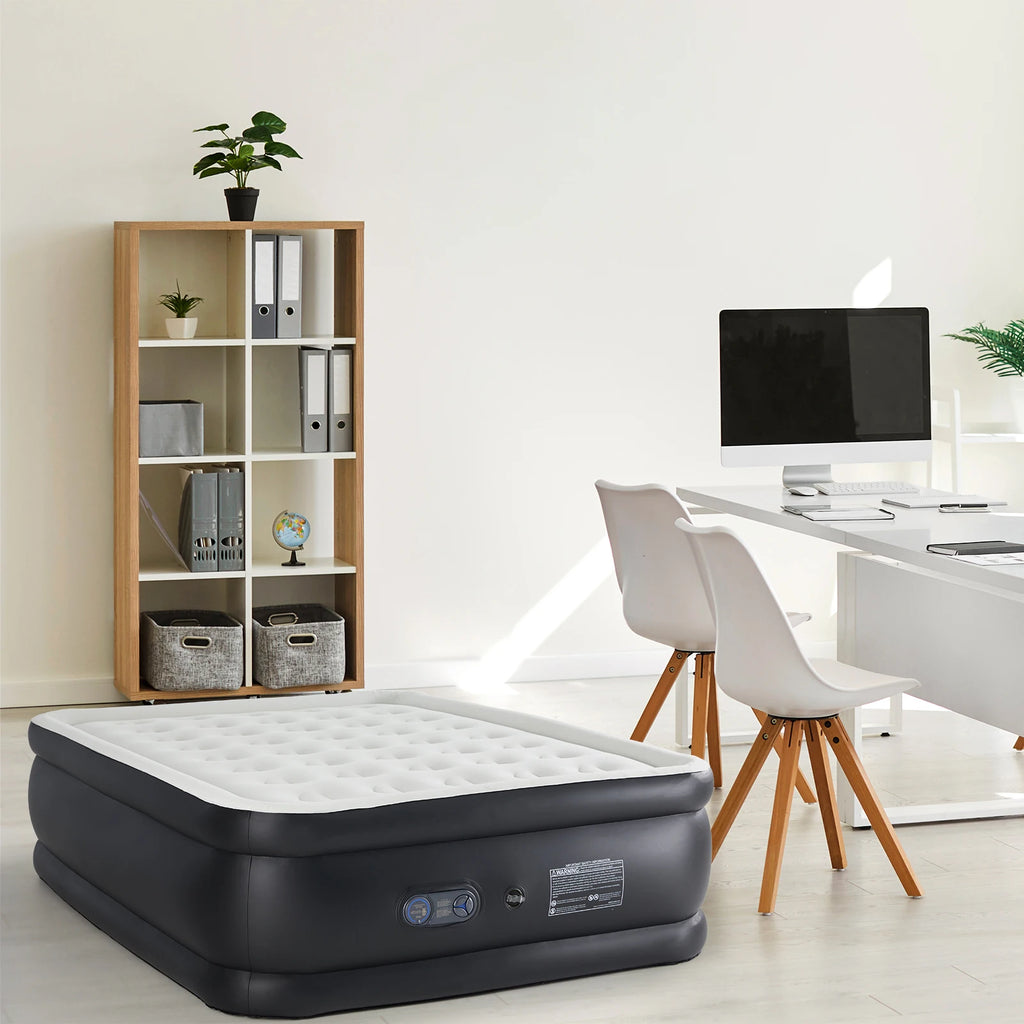 Air Mattress with Built in Pump Weight Capacity 660 lbs Non-Slip Bottom Soft Bed