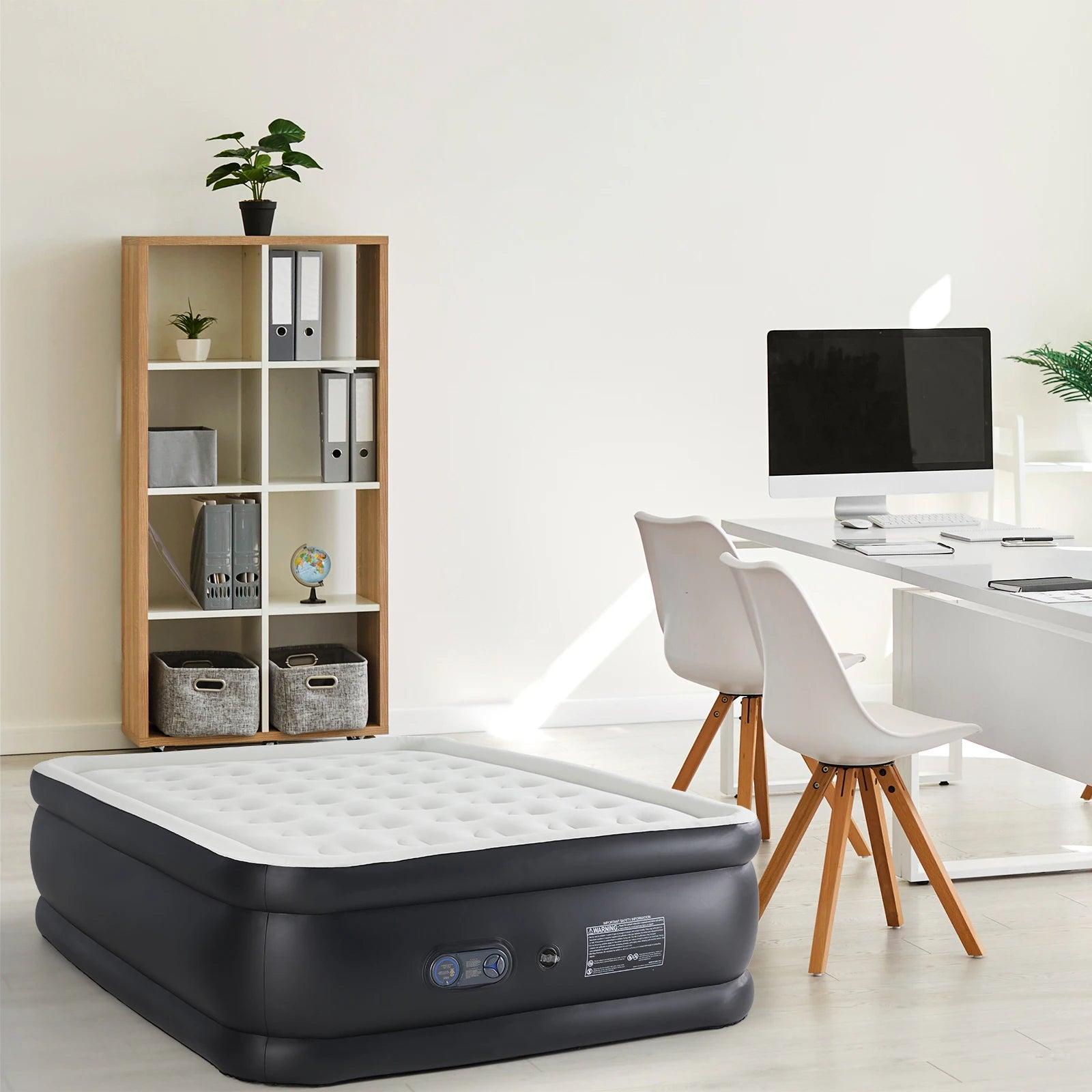 Air Mattress with Built in Pump Weight Capacity 660 lbs Non-Slip Bottom Soft Bed