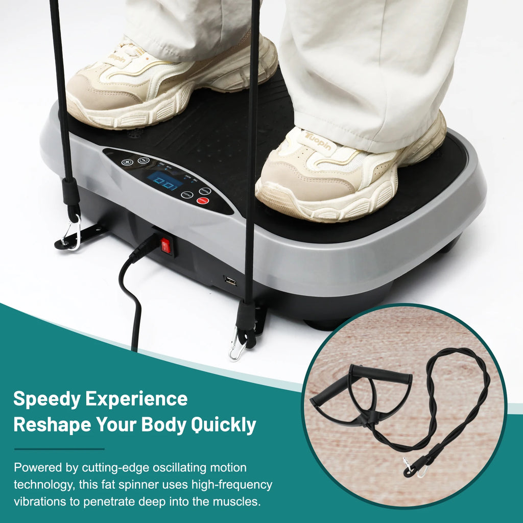 Work Out on this Vibration Plate Exercise Machine