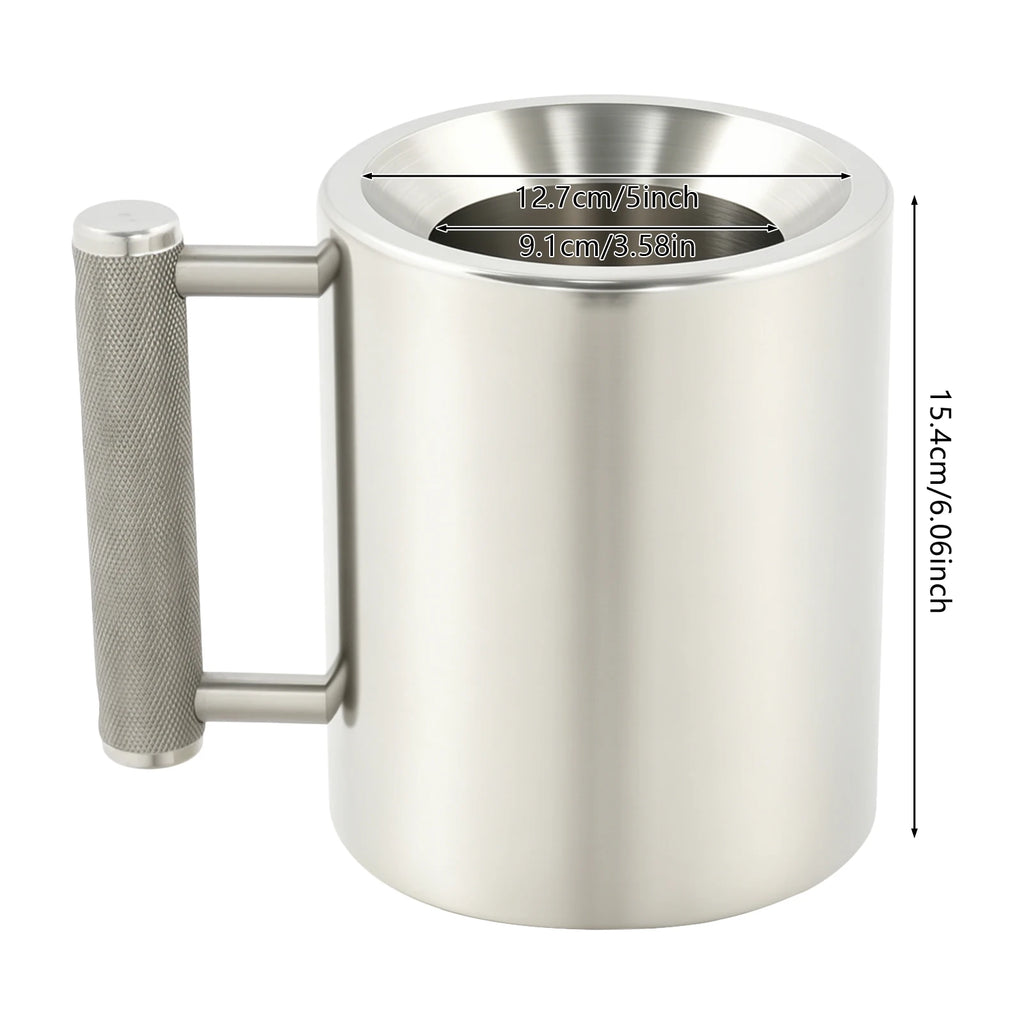 Stainless Steel Dumbbel Cup, Adjustable Kettlebell, Fitness Water Bottle,