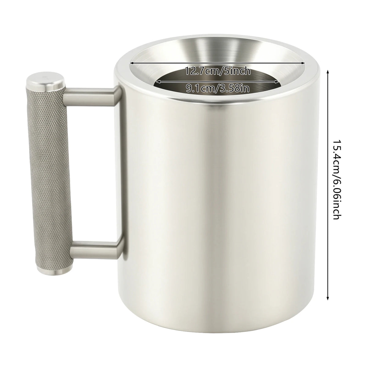Stainless Steel Dumbbel Cup, Adjustable Kettlebell, Fitness Water Bottle,