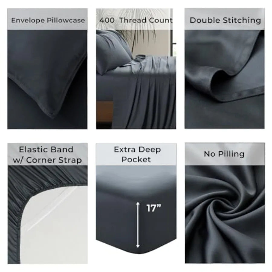 Luxury Bamboo Market Size Bed Sheet Set
