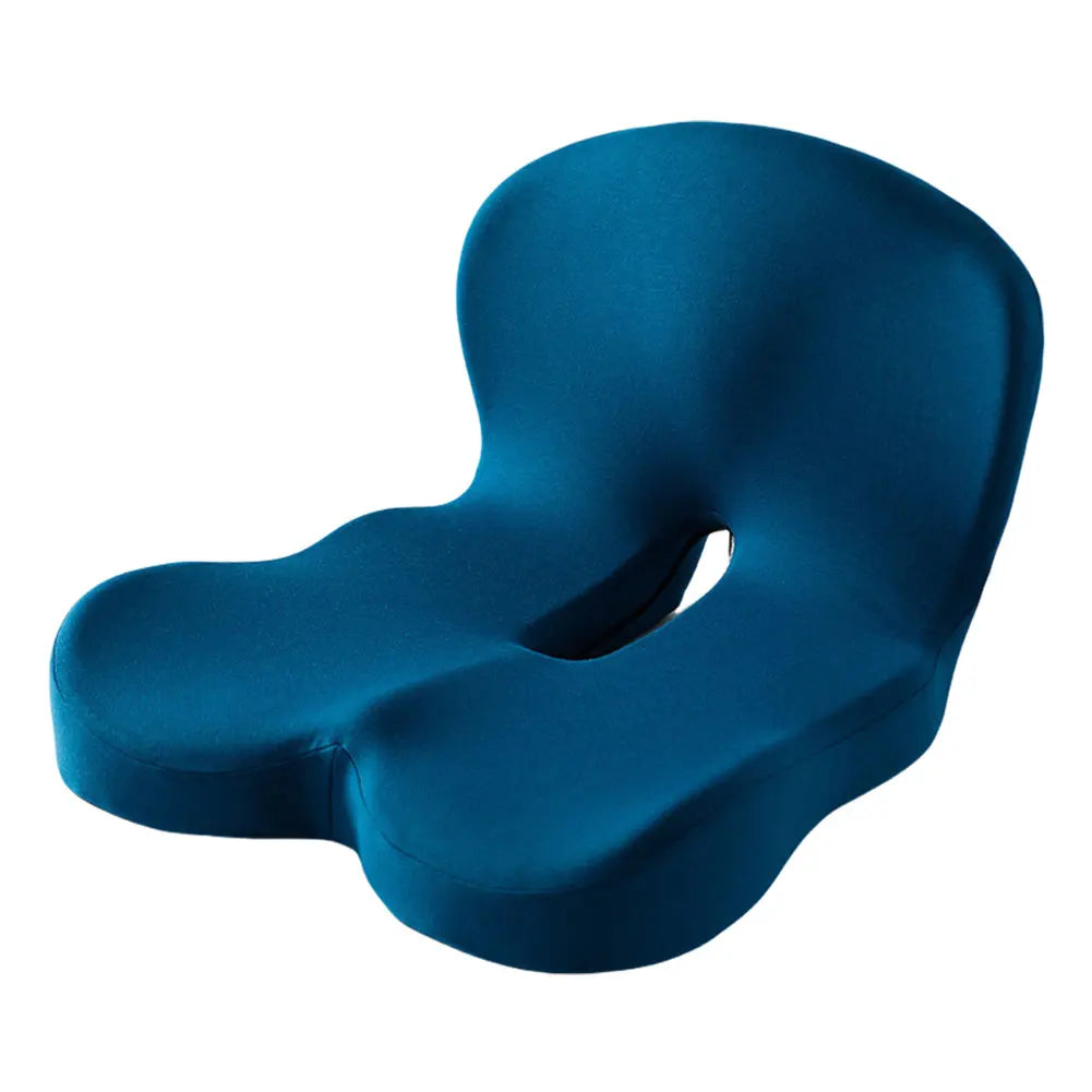 Memory Foam L-Shaped Integrated Seat Cushion with Lumbar Support