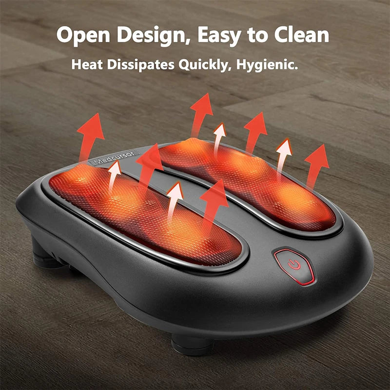 Electric Foot Massager with Heat Compress Deep Kneading