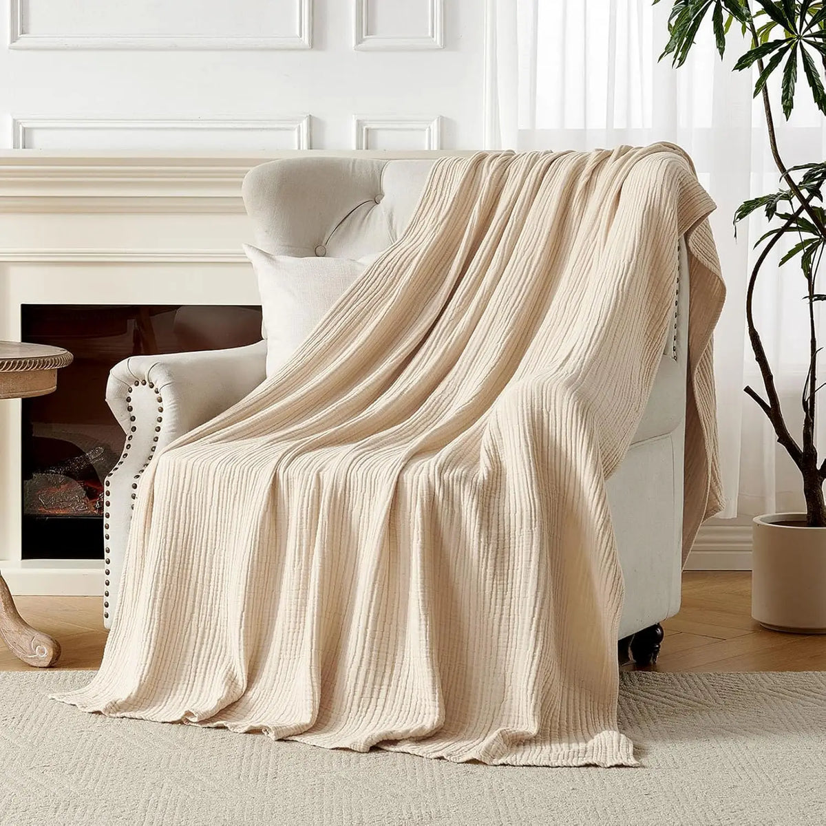 100% Cotton Muslin Blanket