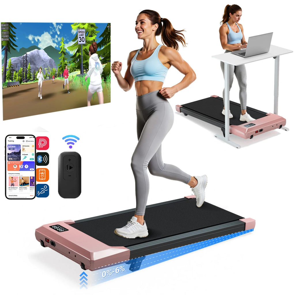Quiet Walking Pad, Portable, 300LB Exercise Walking Pad