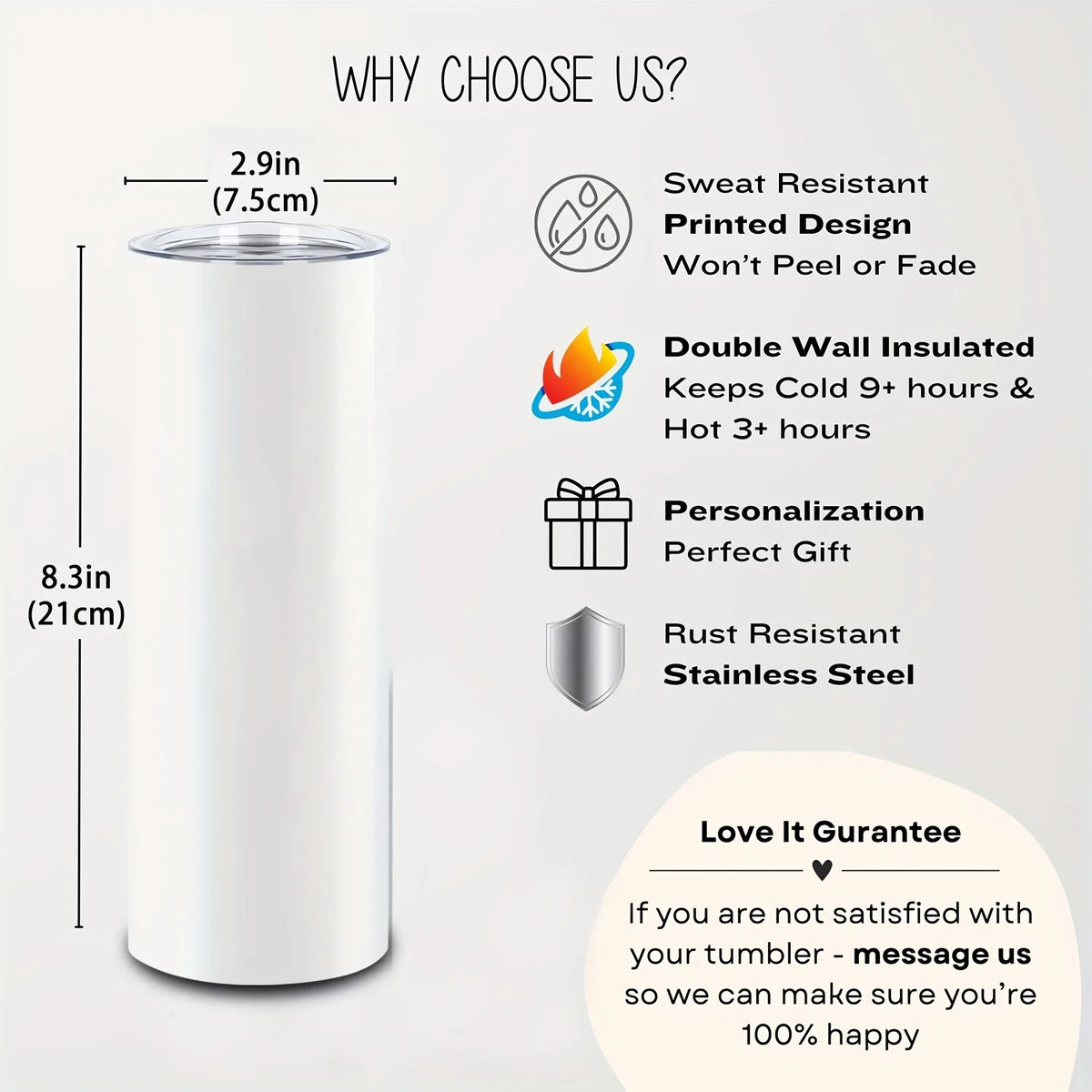 1pc Cup, Summer Beach, Ocean, Personalized Cup With Straw Cap, 20 Oz Stainless Steel Water Bottle, Summer Ice Glass, Summer And Winter Drinks, For Christmas Gifts, Valentine's Day Gifts, Birthday Gifts, Outdoor Travel Accesso