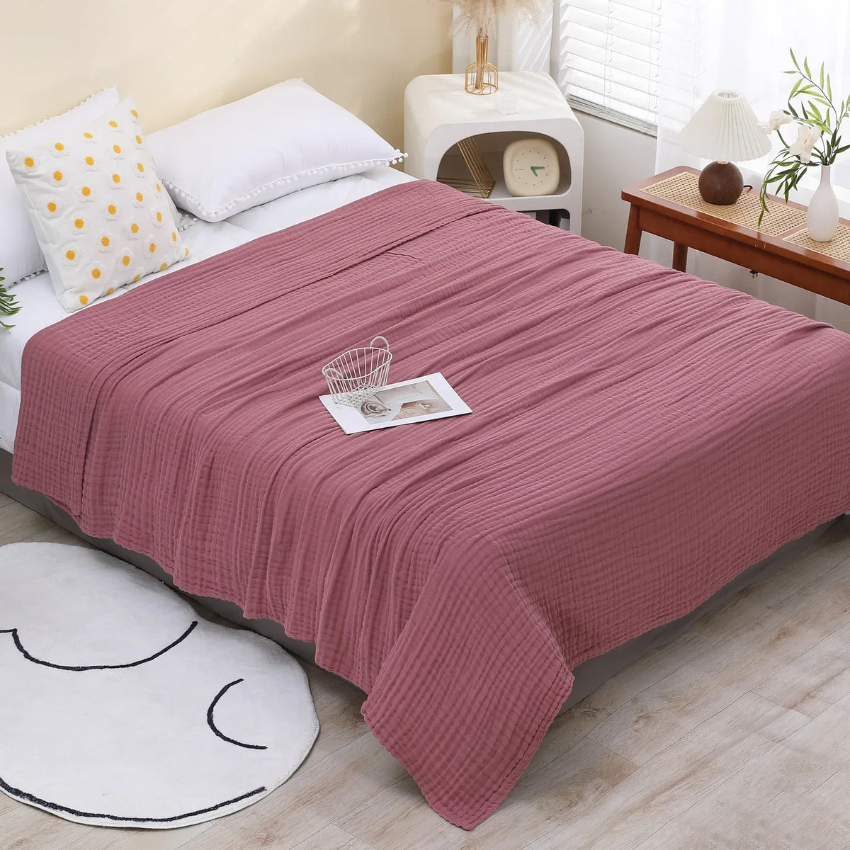 Gauze Cotton Baby Blanket Thickened Soft Absorbent