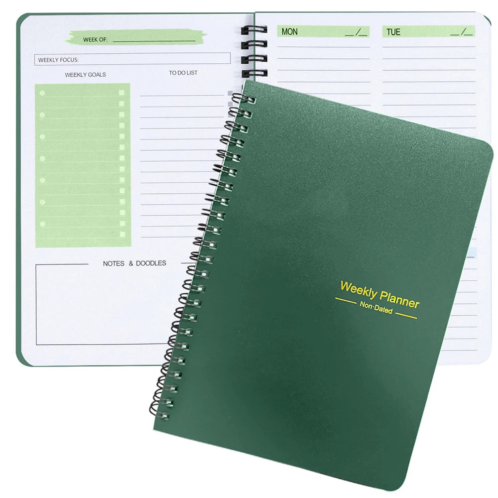 Planner Schedule Agenda Efficiency Notebook