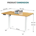 55x24 Inch Electric Office Computer Desk