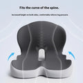 Memory Foam L-Shaped Integrated Seat Cushion with Lumbar Support