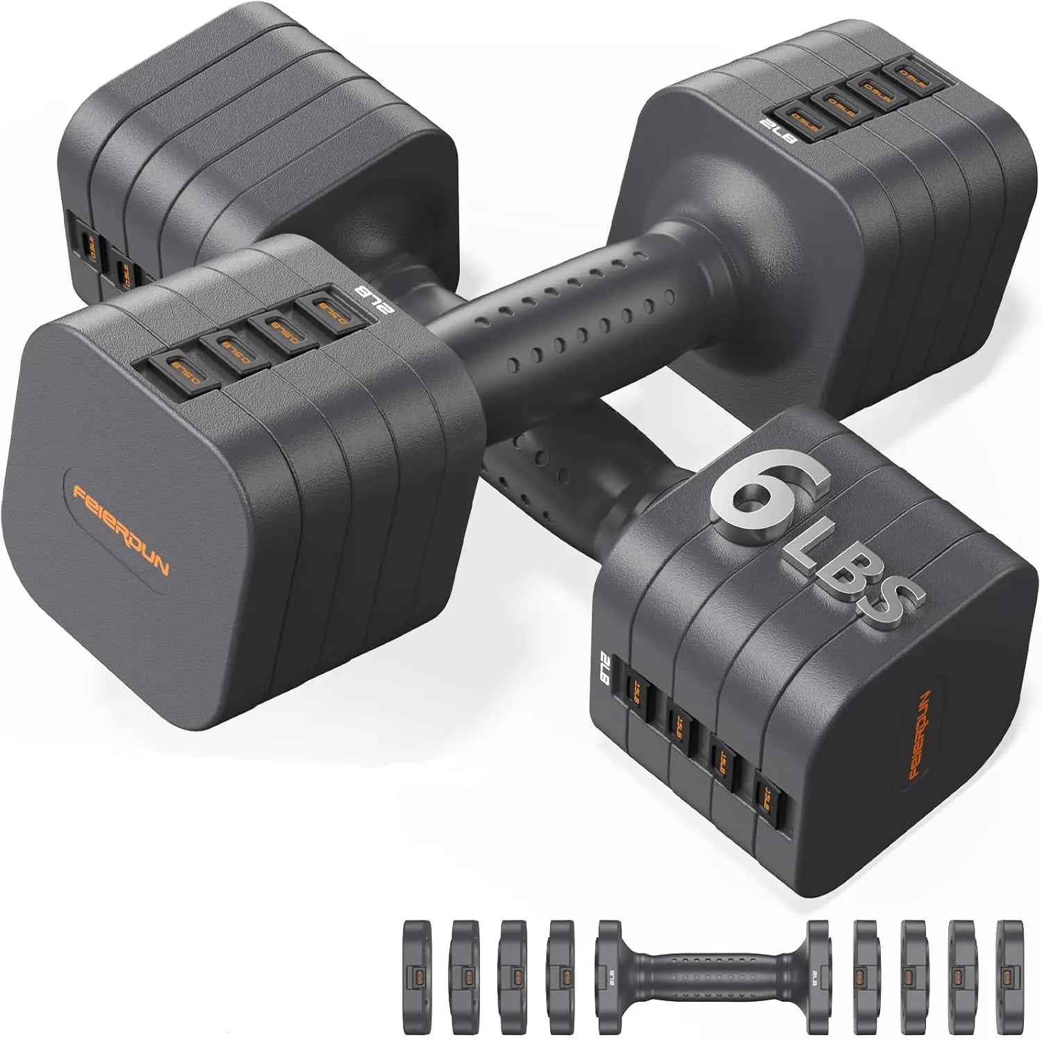 Adjustable Dumbbell Set of 2,
