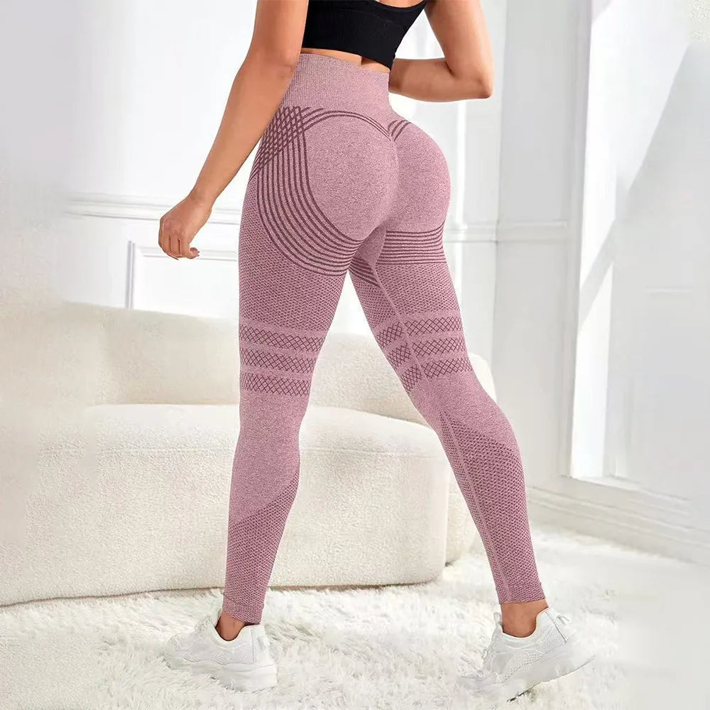 Women's Cellulite 3D Leggings, High Waisted Butt Lifting Tummy Training Control