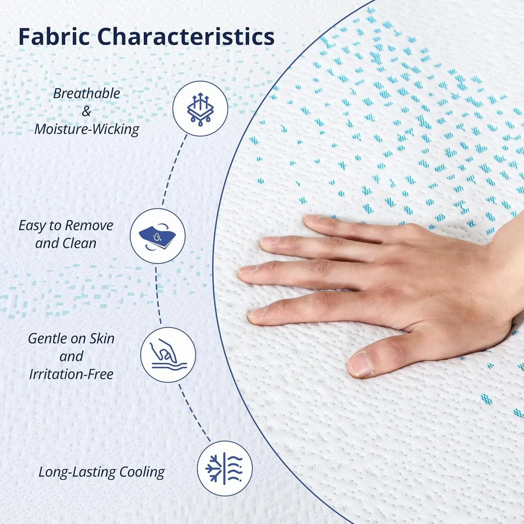 Twin Mattress  Gel Memory Foam, Temperature-Regulating,
