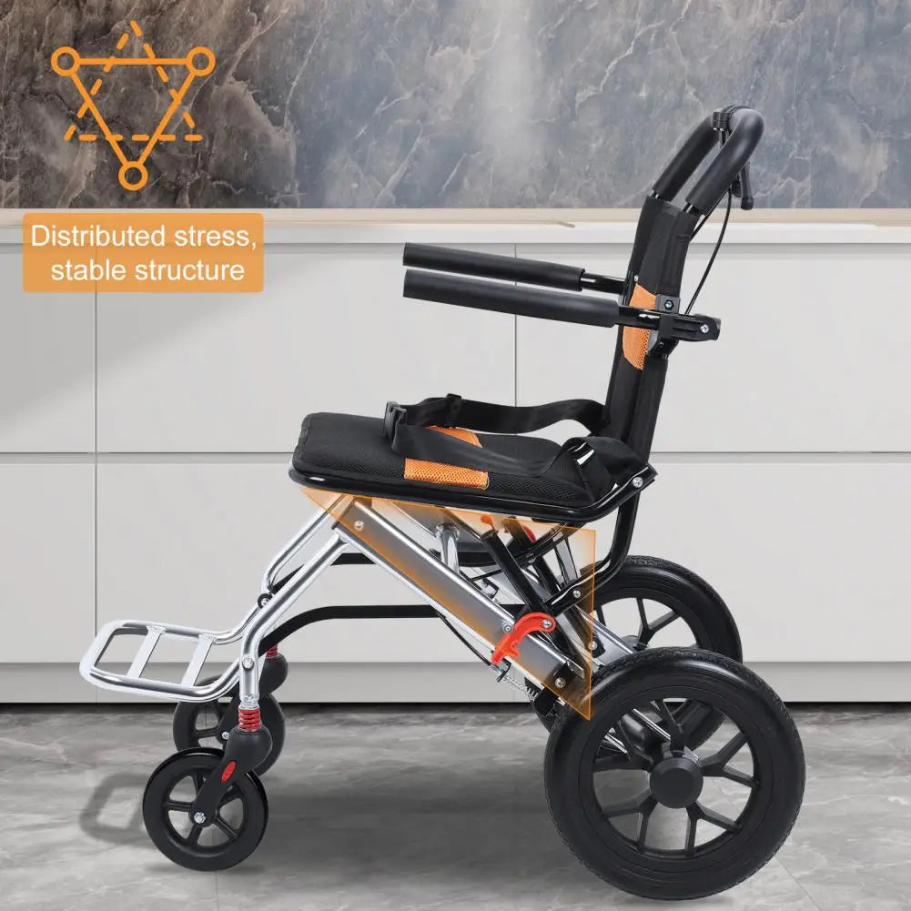 Wheelchair, Lightweight Foldable Transport chair
