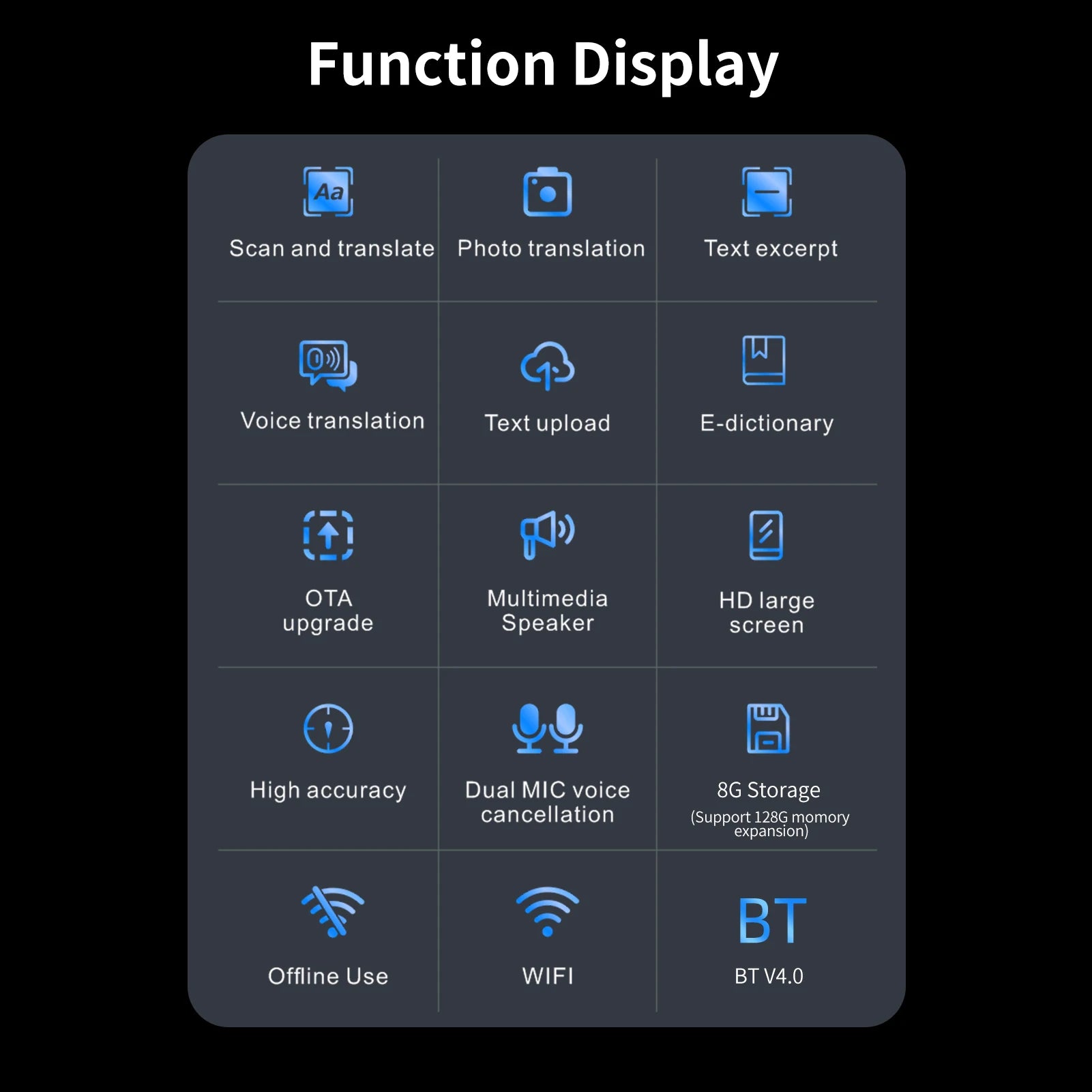 Dictionary Translation Pen Scanner