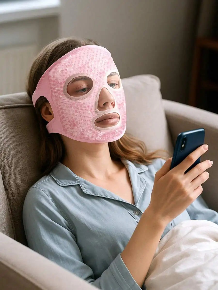 Reusable Gel Bead Facial Mask And Eye Mask